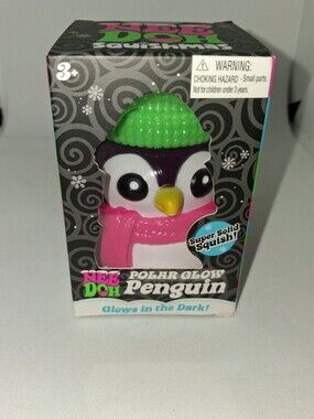 Needoh Polar Glow Penguin Squishy - Christmas Squishy Toy